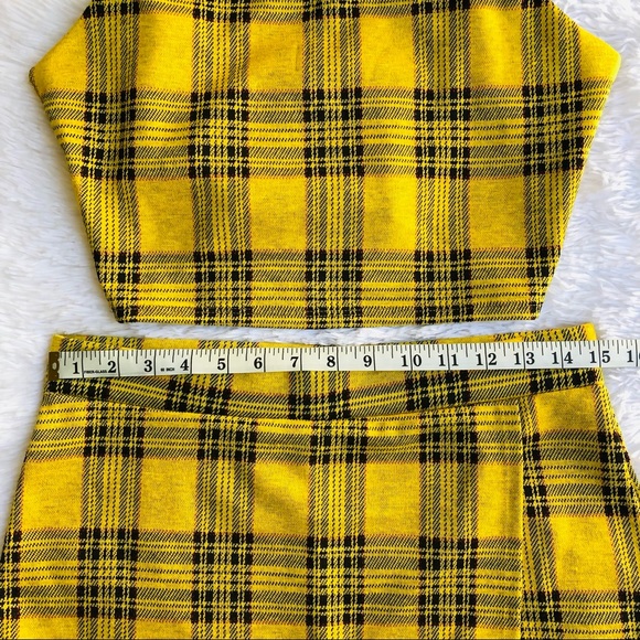 Yellow Checkered 2pc Set - Picture 8 of 15